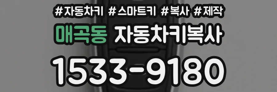 매곡동 자동차키복사