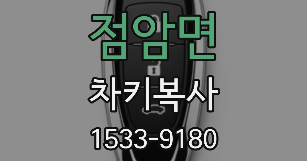 점암면 차키복사