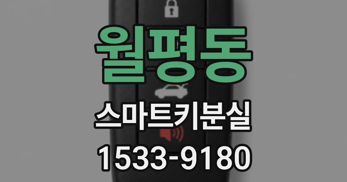 월평동 스마트키분실