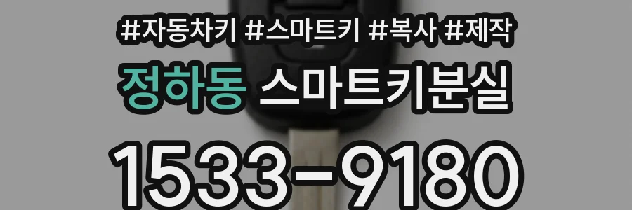 정하동 스마트키분실