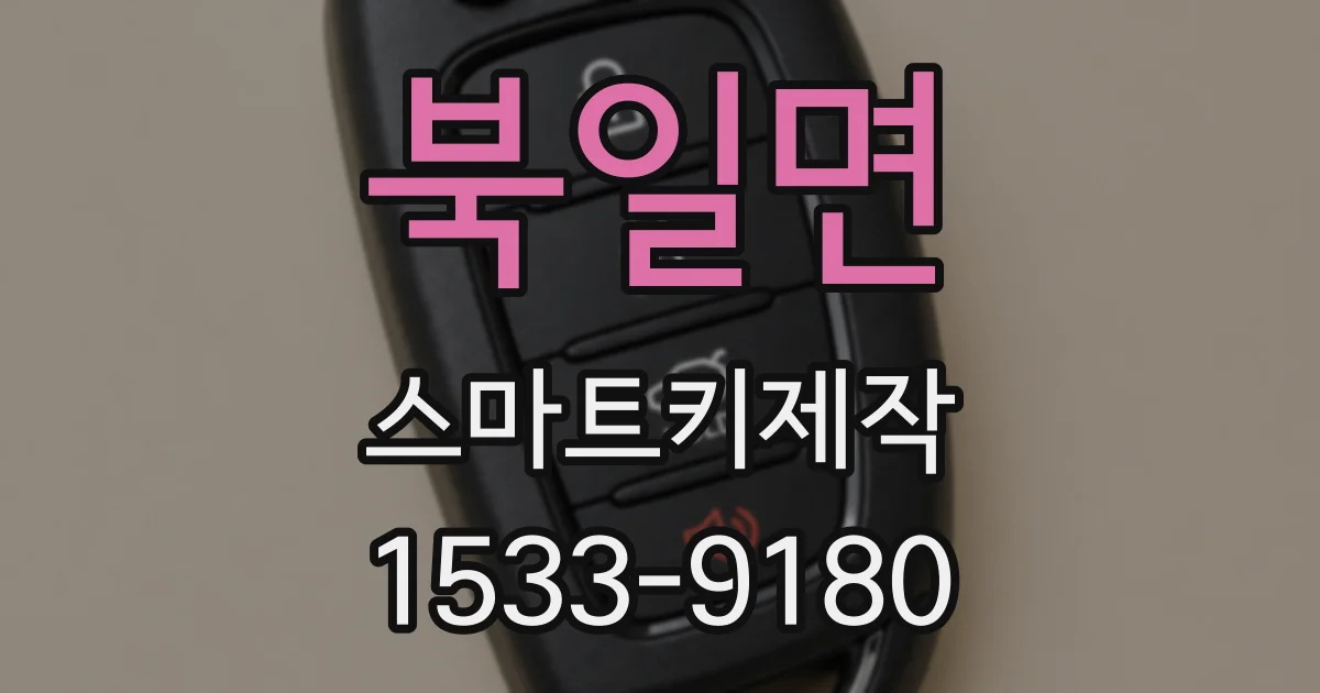 북일면 스마트키제작
