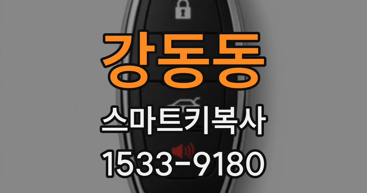 강동동 스마트키복사