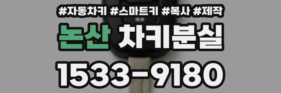 논산 차키분실