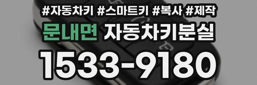 문내면 자동차키분실