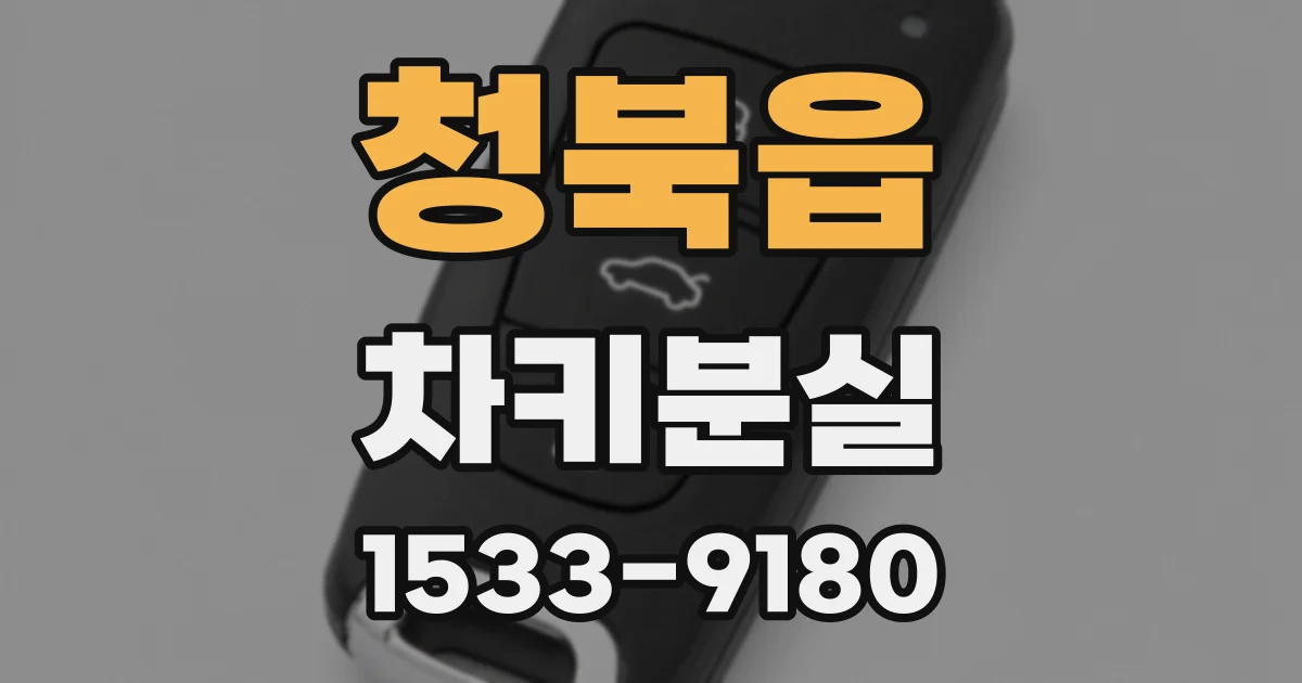 청북읍 차키분실