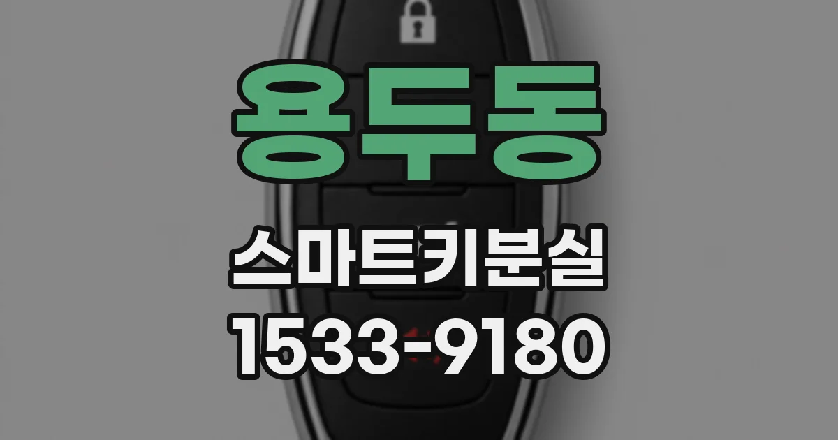용두동 스마트키분실