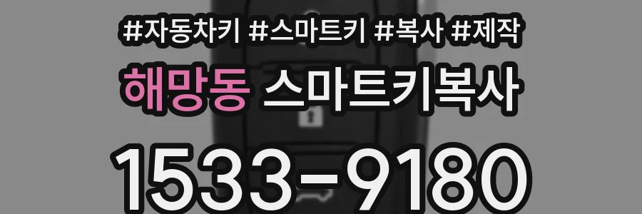 해망동 스마트키복사