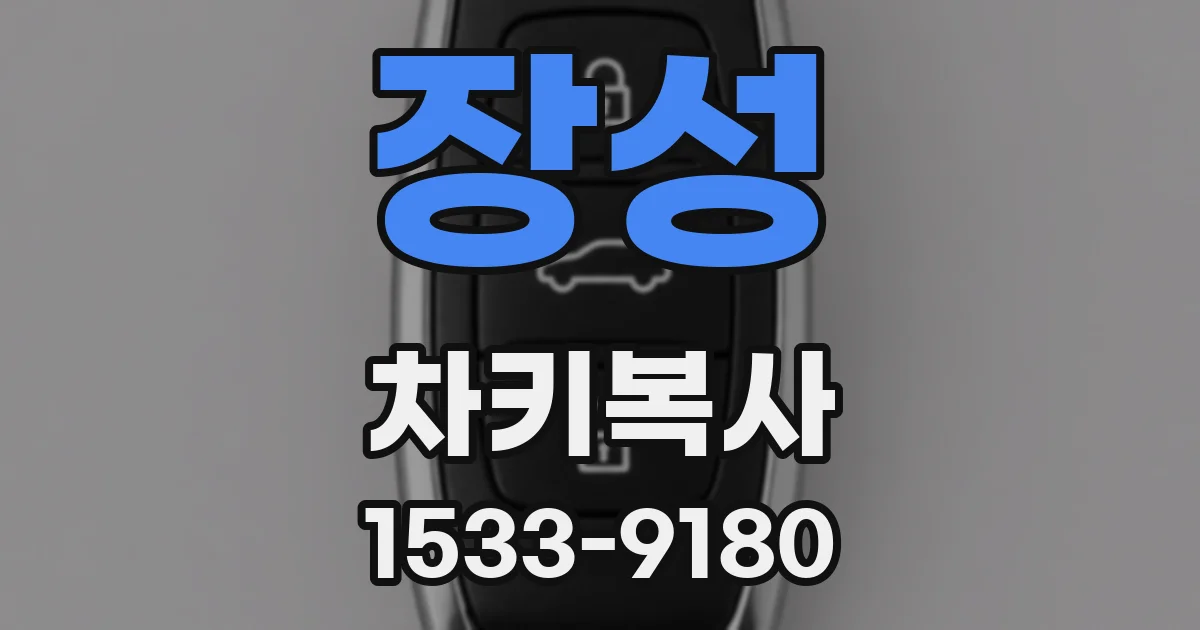 장성 차키복사