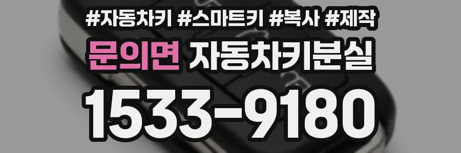 문의면 자동차키분실