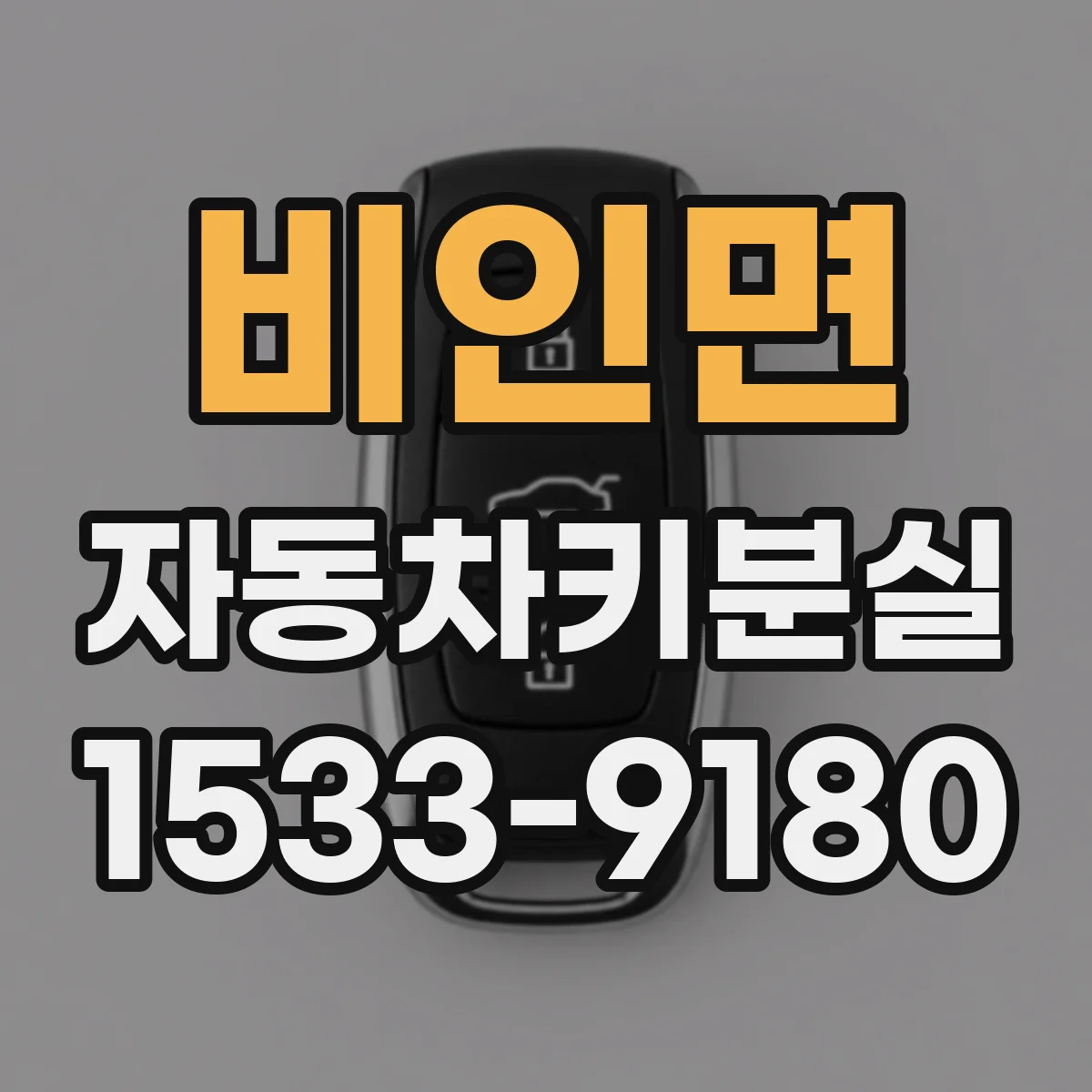 비인면 자동차키분실