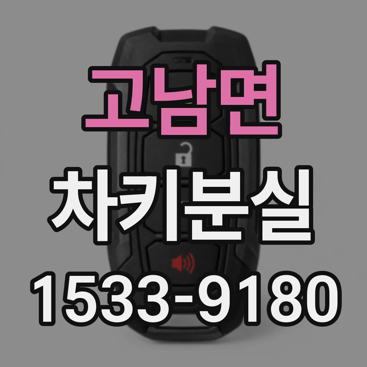 고남면 차키분실
