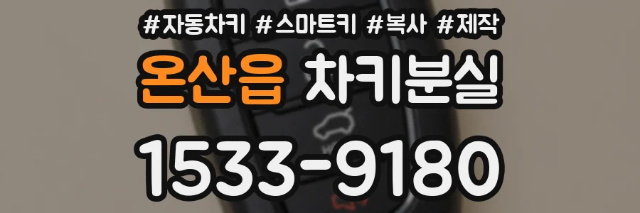 온산읍 차키분실