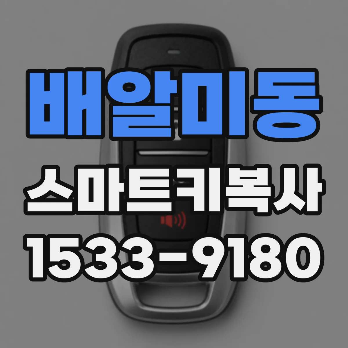 배알미동 스마트키복사