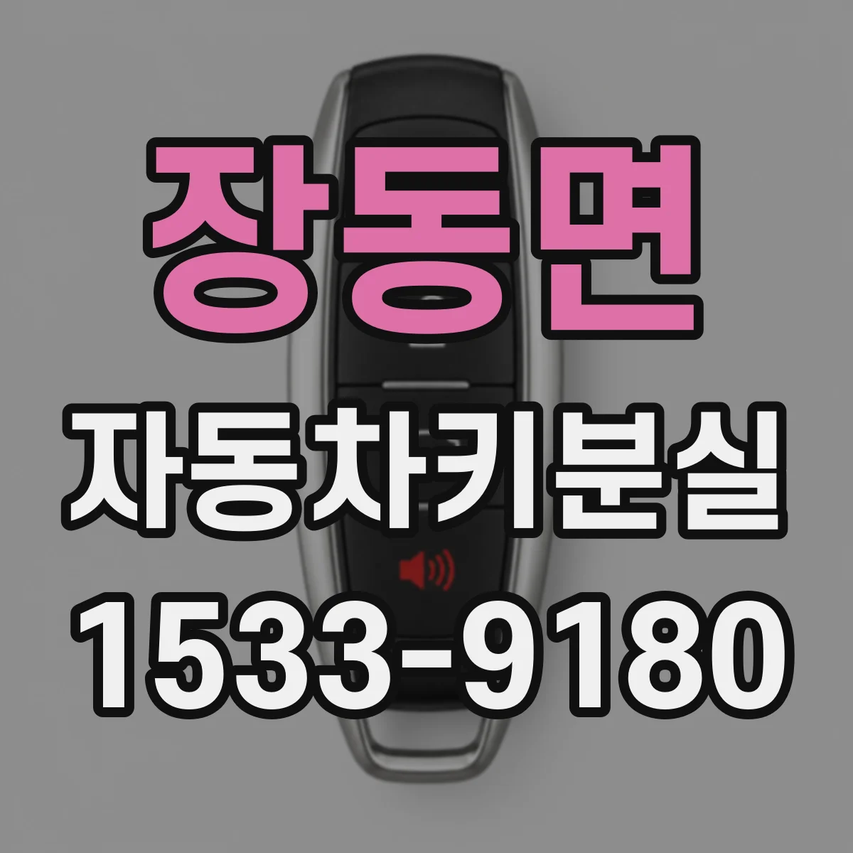 장동면 자동차키분실