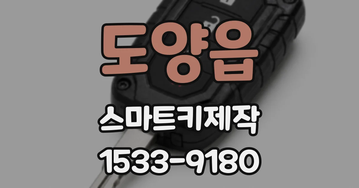 도양읍 스마트키제작