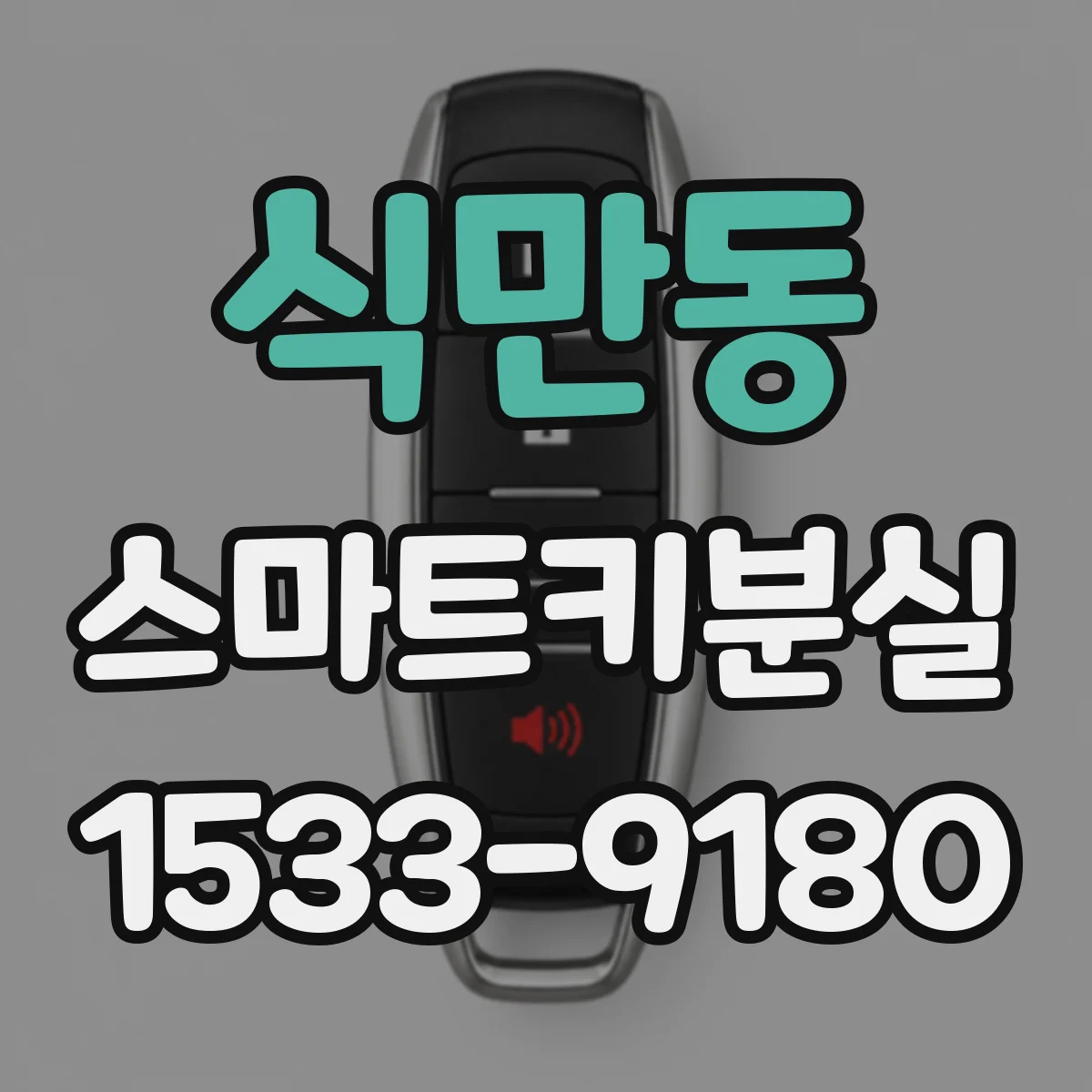 식만동 스마트키분실