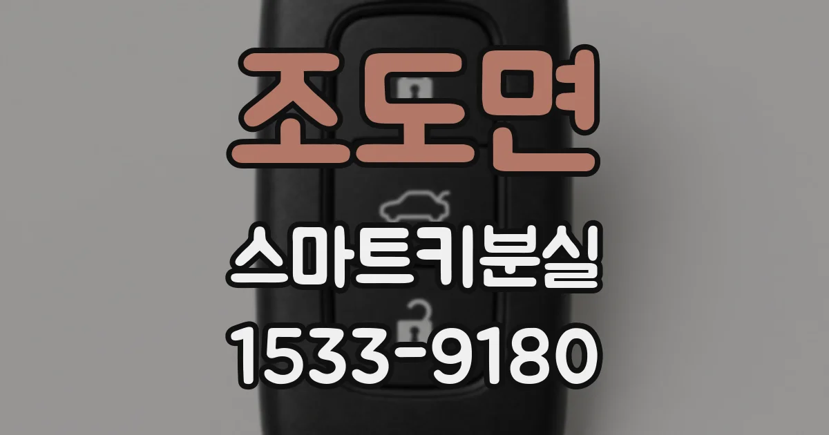 조도면 스마트키분실