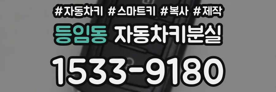 등임동 자동차키분실