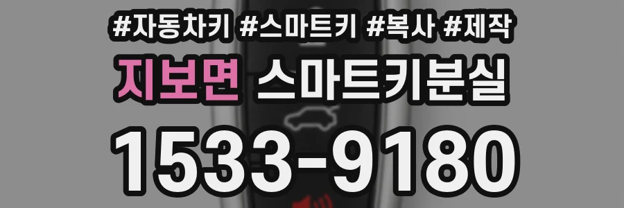 지보면 스마트키분실