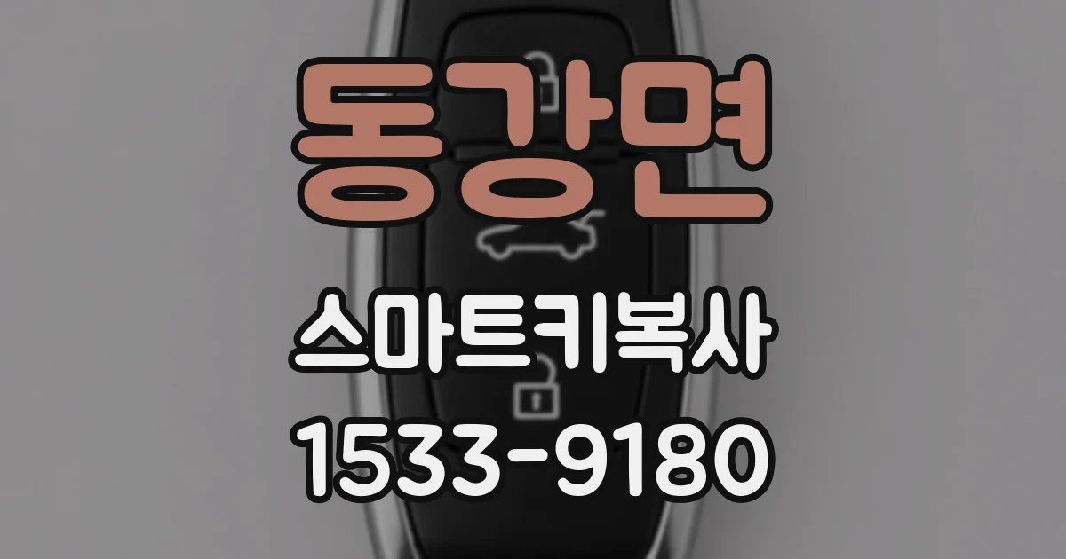 동강면 스마트키복사