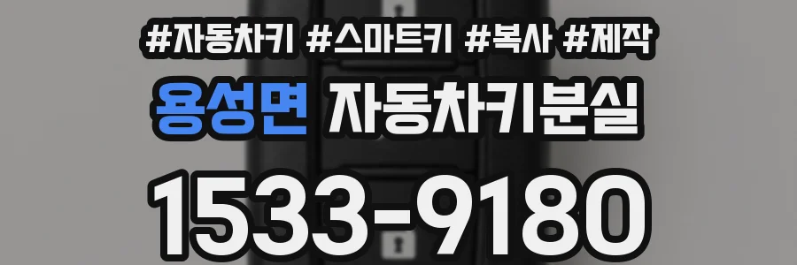 용성면 자동차키분실