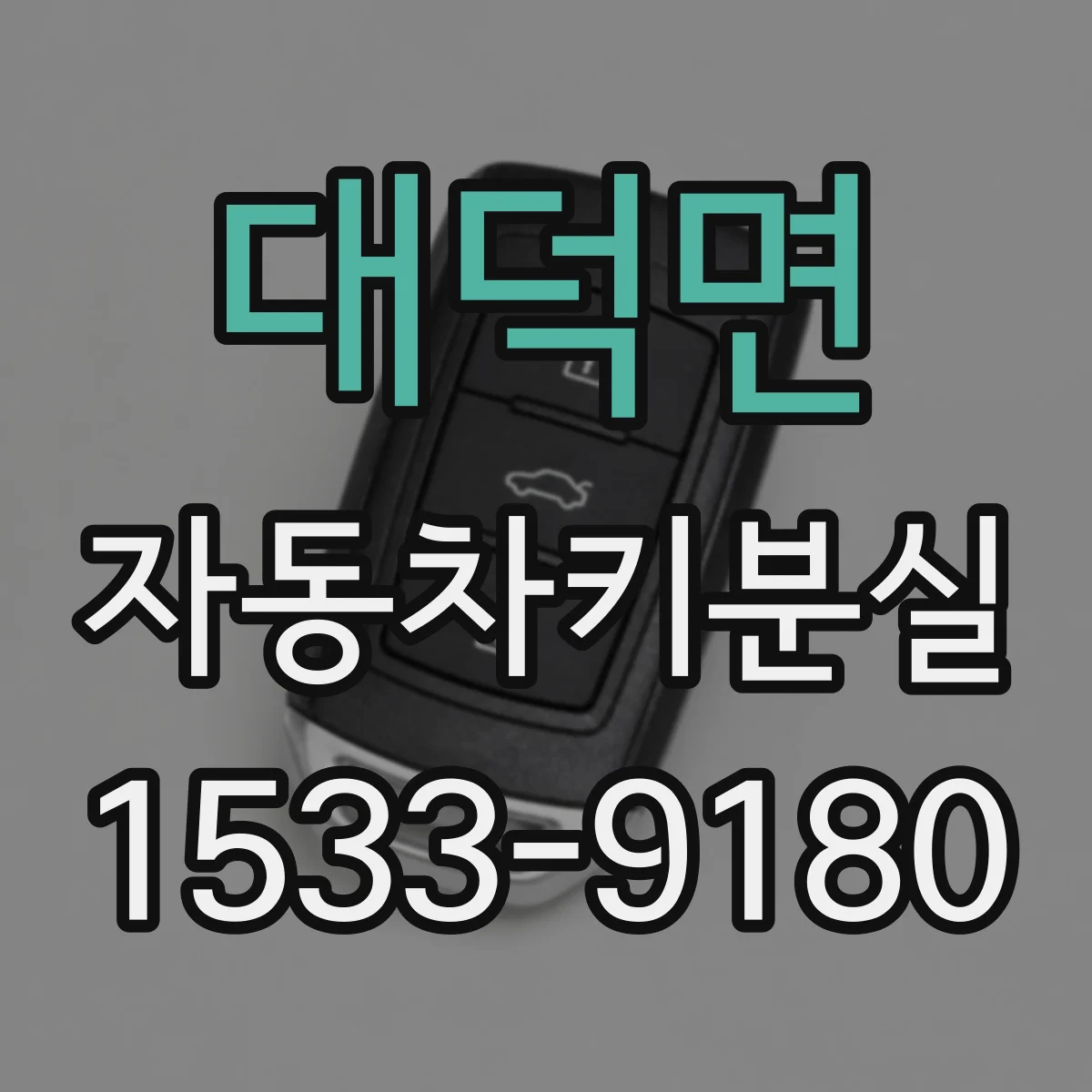 대덕면 자동차키분실