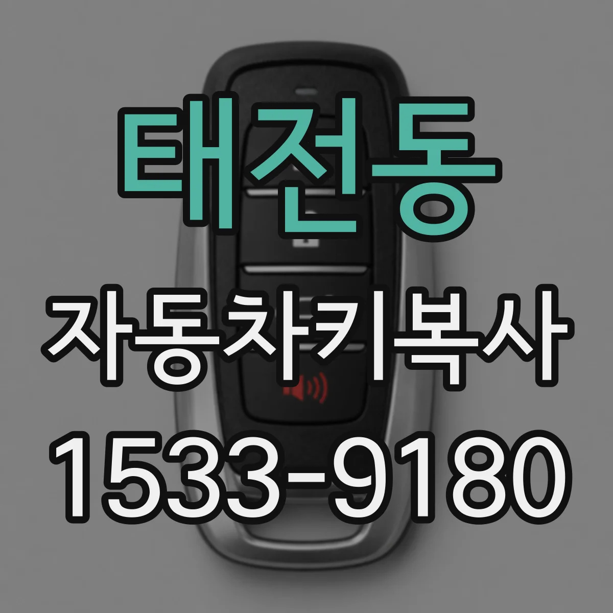 태전동 자동차키복사