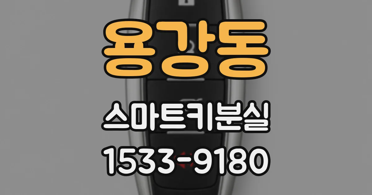 용강동 스마트키분실