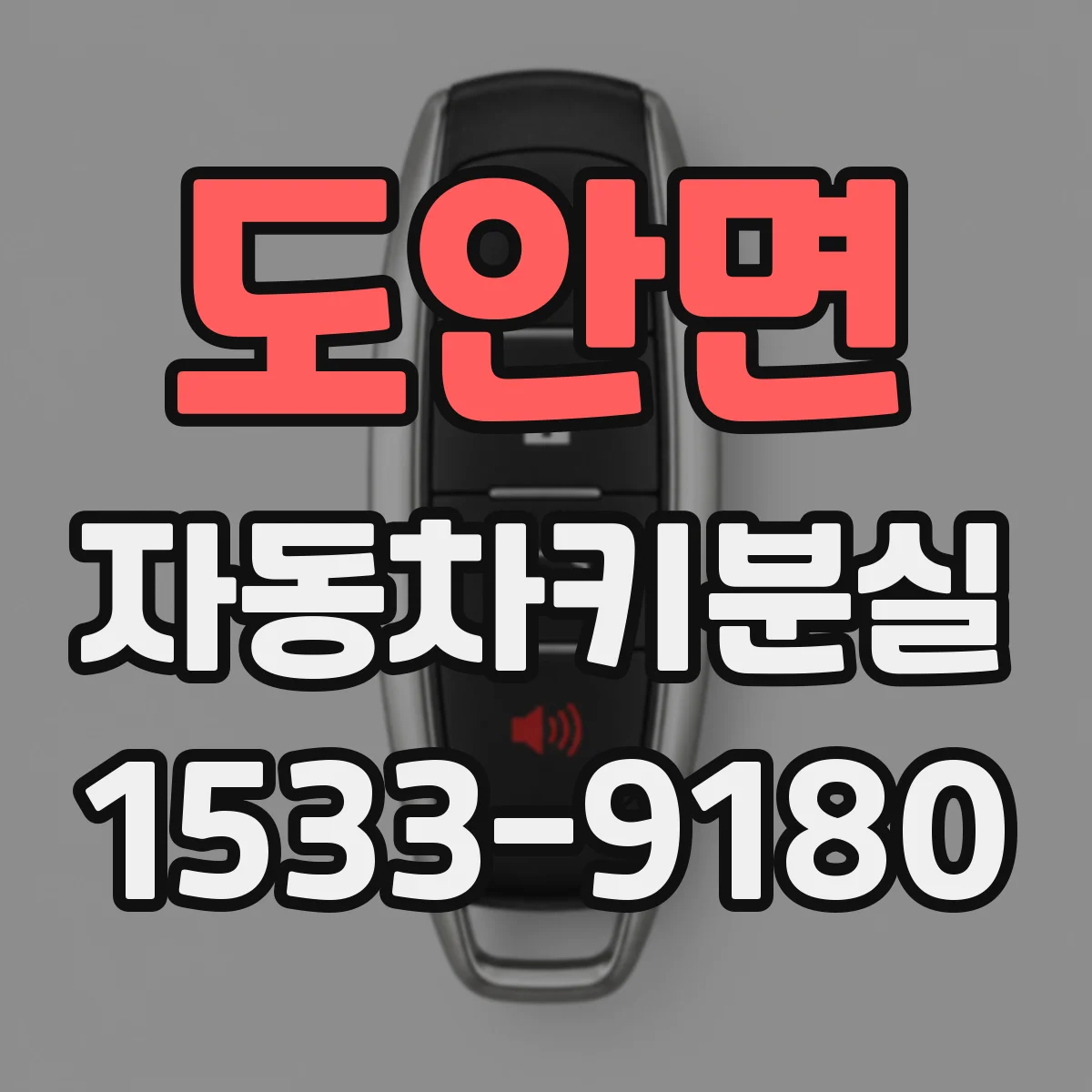 도안면 자동차키분실