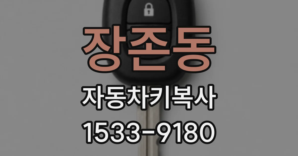 장존동 자동차키복사