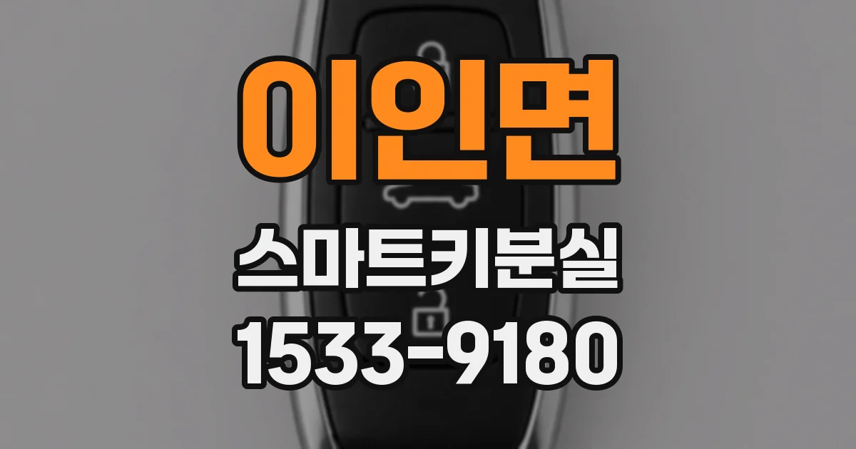 이인면 스마트키분실