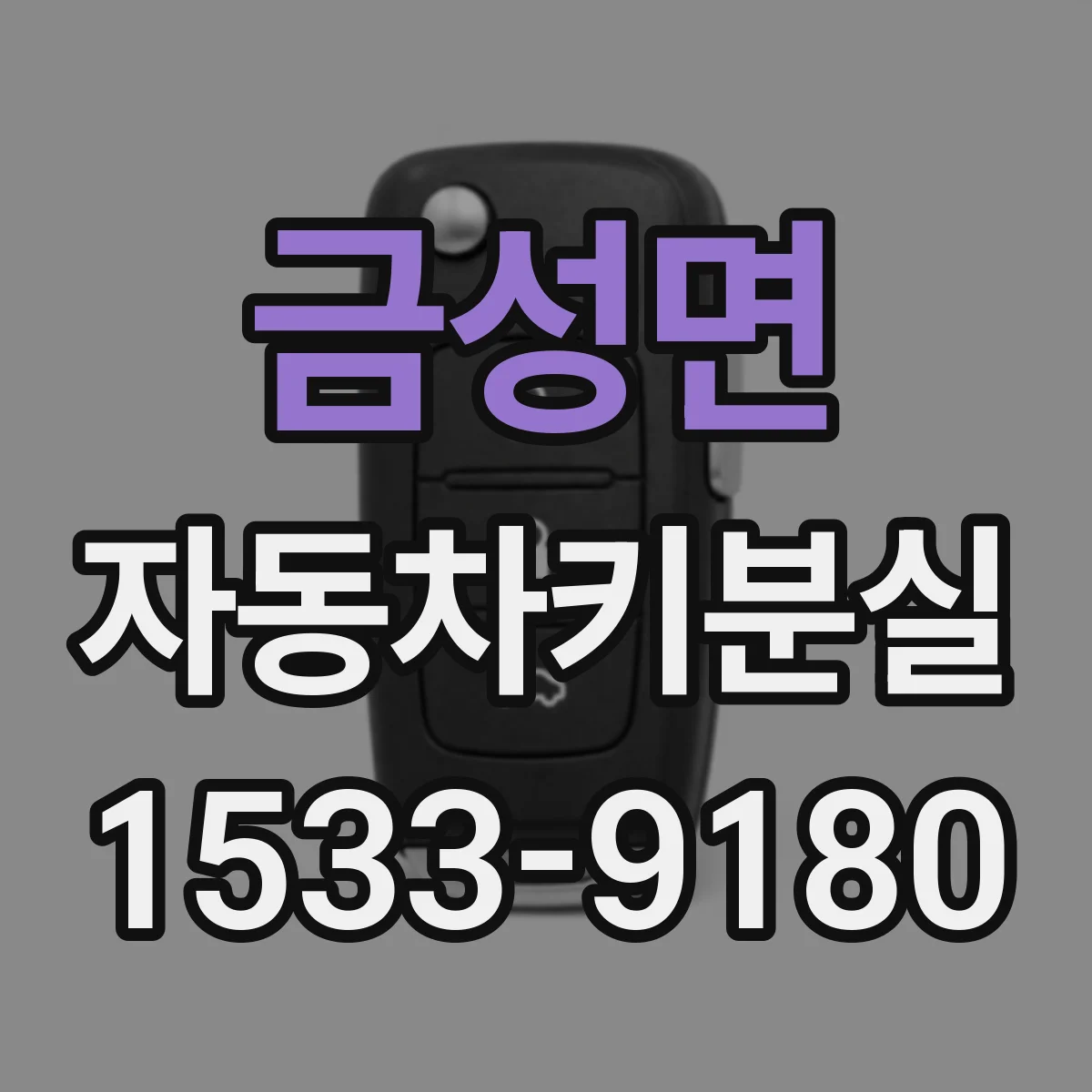 금성면 자동차키분실