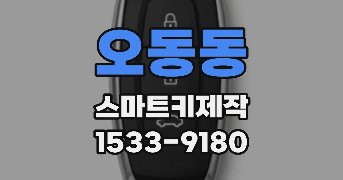 오동동 스마트키제작