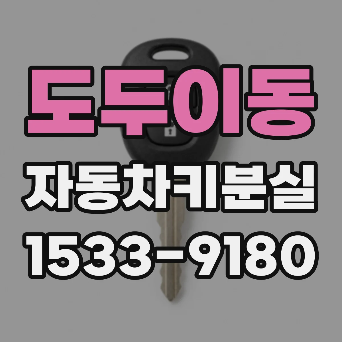 도두이동 자동차키분실