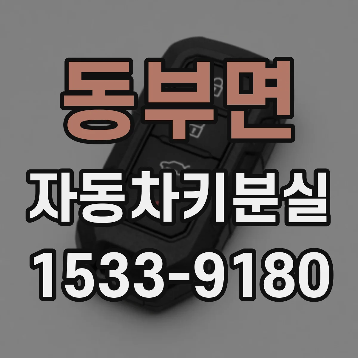 동부면 자동차키분실