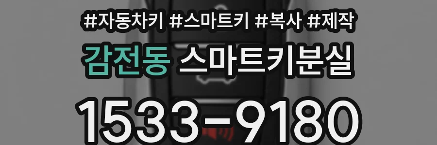 감전동 스마트키분실