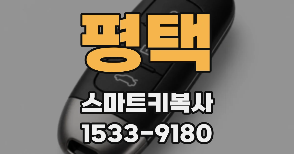 평택 스마트키복사