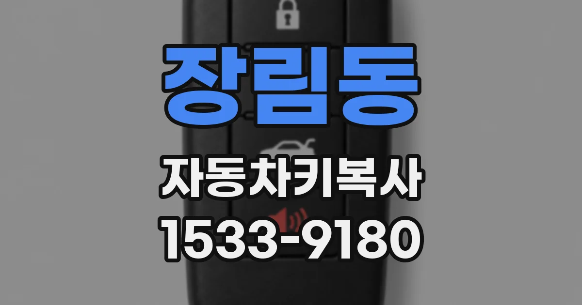 장림동 자동차키복사