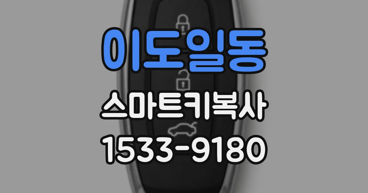 이도일동 스마트키복사