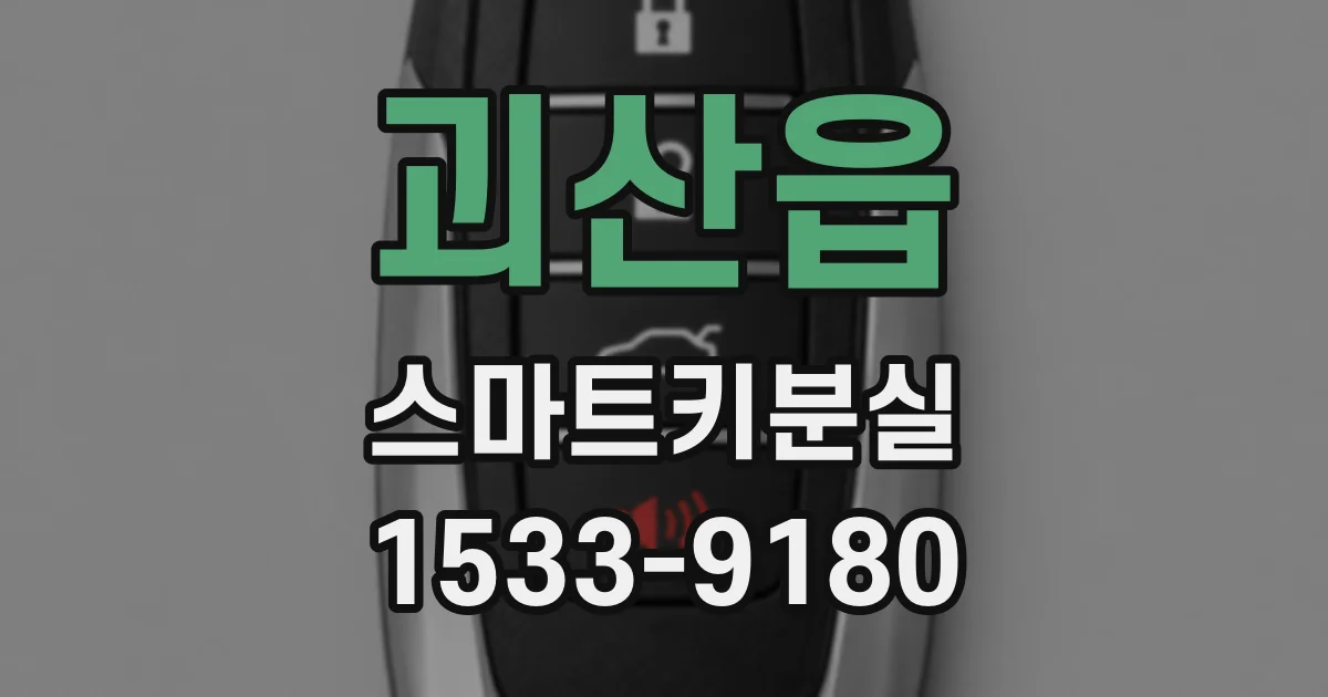 괴산읍 스마트키분실