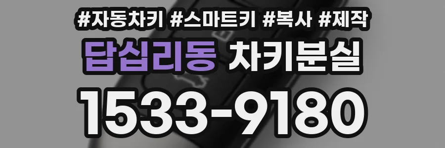답십리동 차키분실