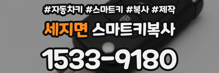 세지면 스마트키복사