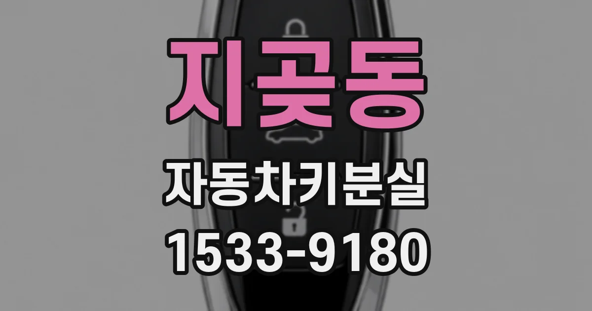 지곶동 자동차키분실