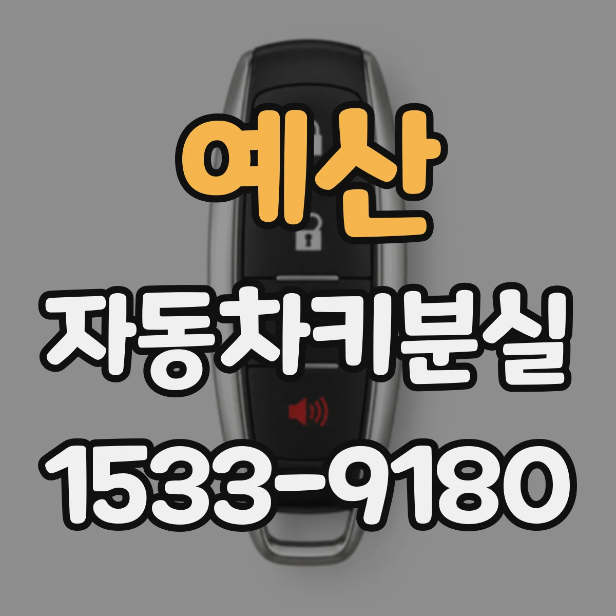 예산 자동차키분실