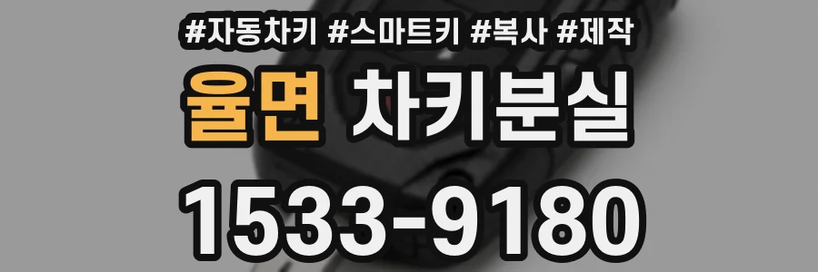 율면 차키분실