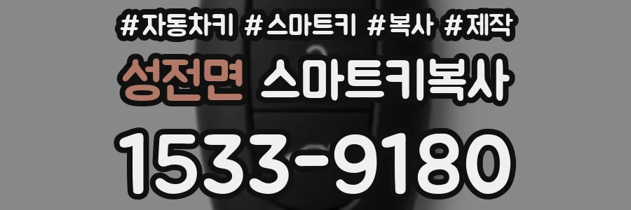 성전면 스마트키복사
