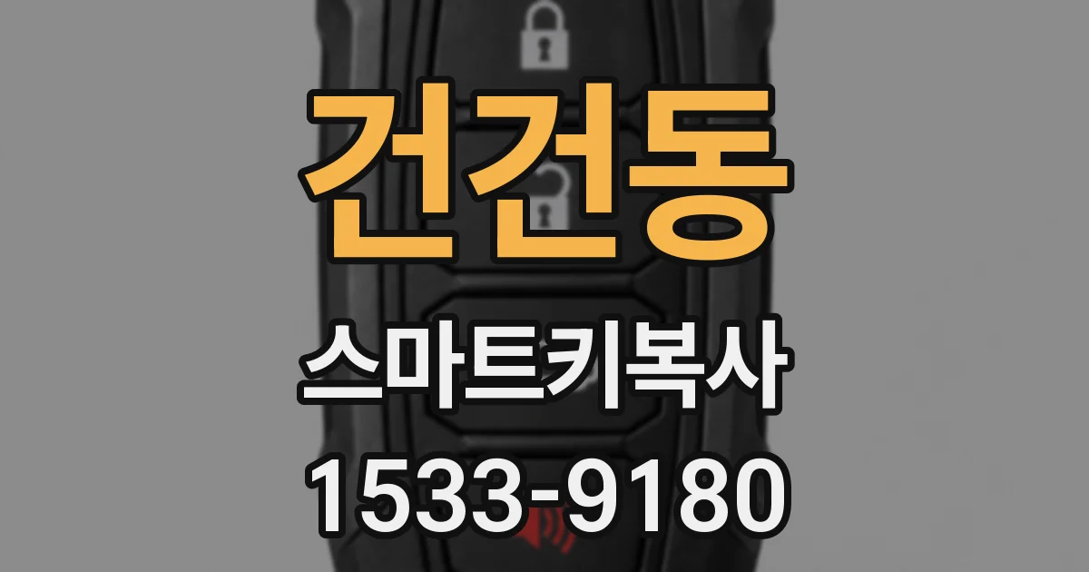 건건동 스마트키복사