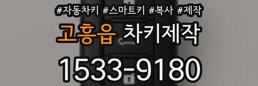 고흥읍 차키제작