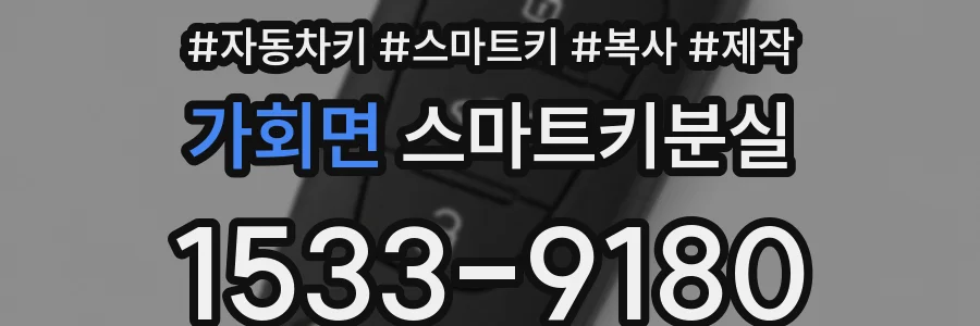 가회면 스마트키분실
