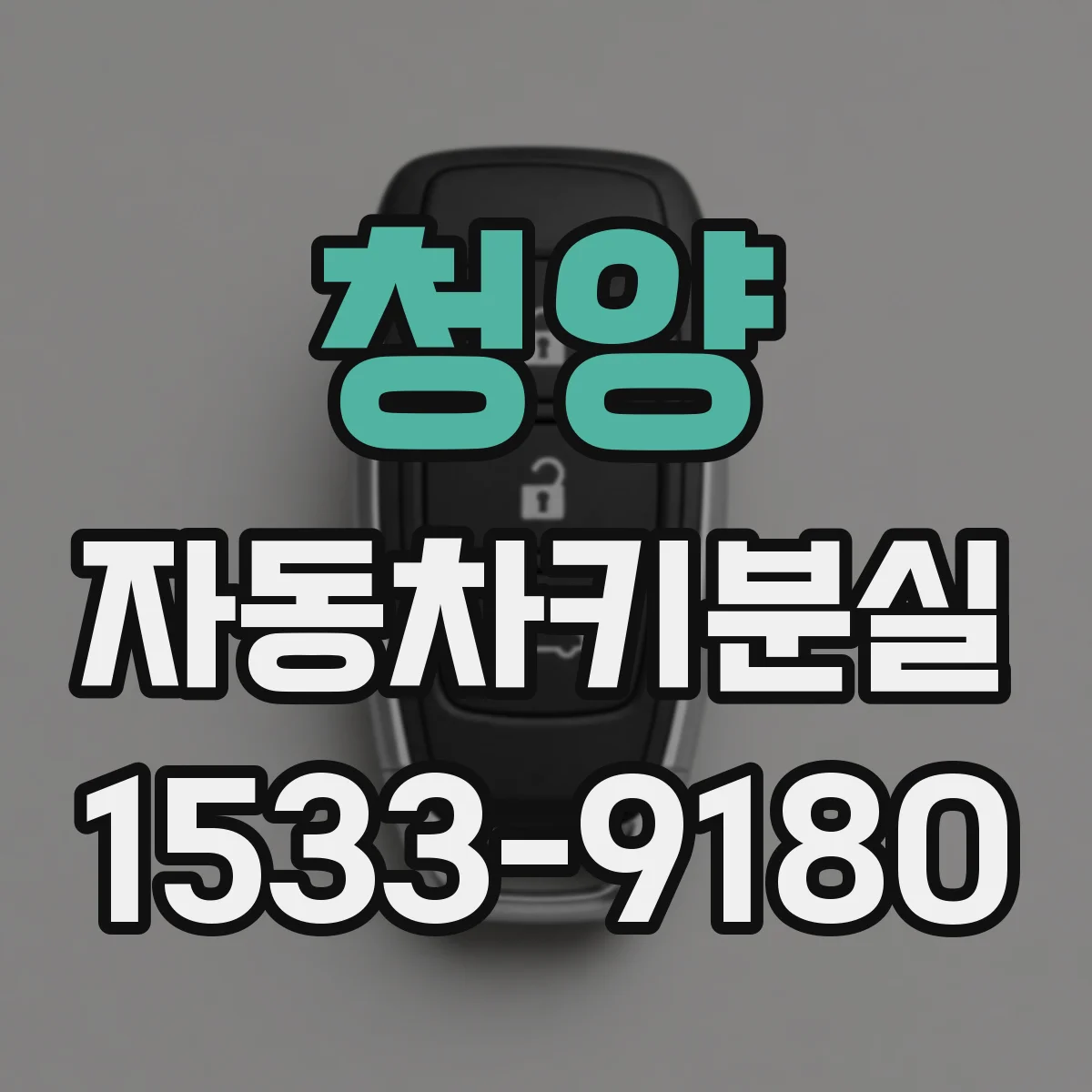 청양 자동차키분실